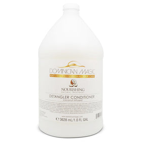 Dominican Magic Coconut Detangler bottle pour for easy detangling and hydration.