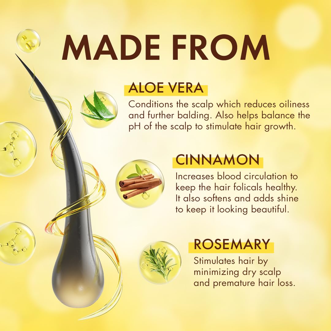 Close-up of Dominican tropics ingredients offering nourishment for hair.