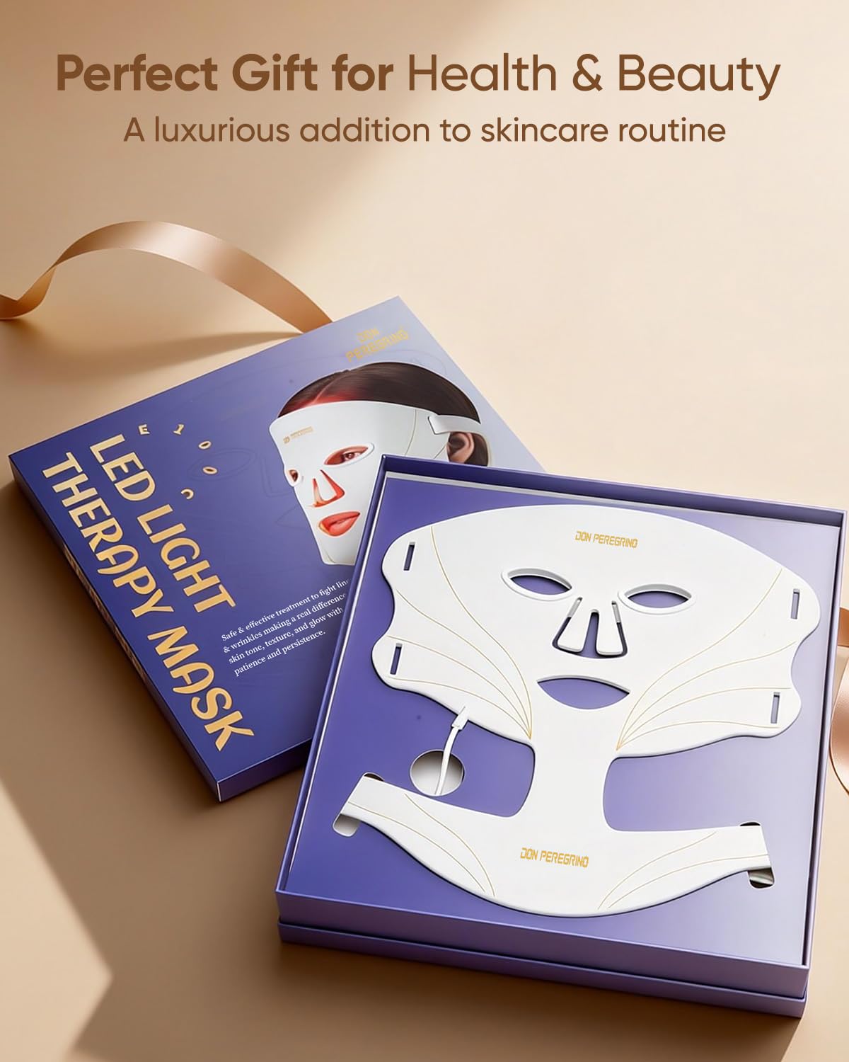 Don Peregrino medical-grade silicone mask delivering gentle, comfortable therapy during daily routines.