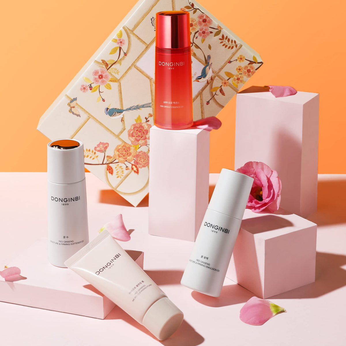 Donginbi gift box packaging featuring elegant oriental design