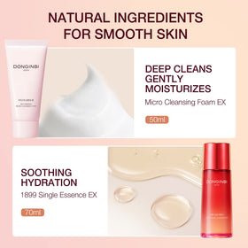 Donginbi Moisture & Firming Emulsion bottle quickly absorbs for layered skincare