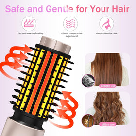 Dongxw cordless curling brush heats in 30 seconds for quick styling