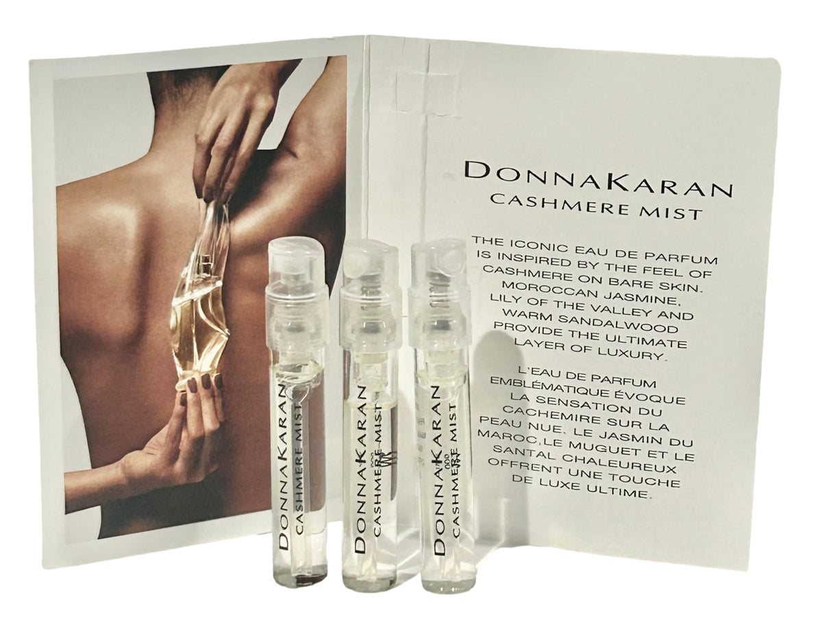 Donna Karan Cashmere Mist EDP 1.5 ml vial in portable form
