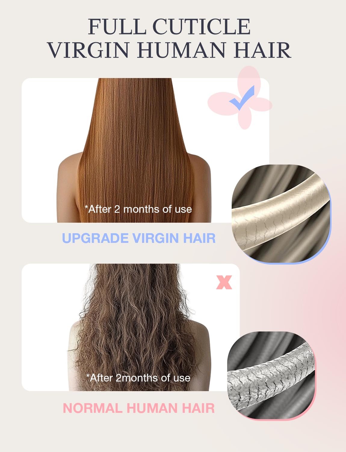 50g DOORES pack of tape-in extensions in jet black for added fullness