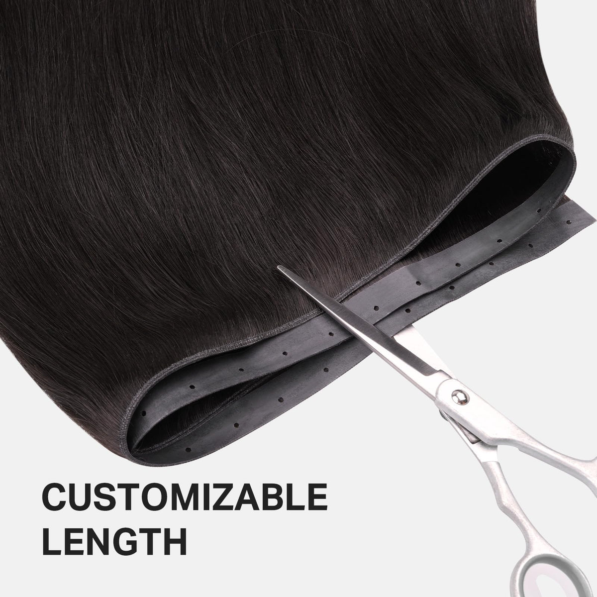 DOORES Breathable extension design keeps scalp comfortable during wear.