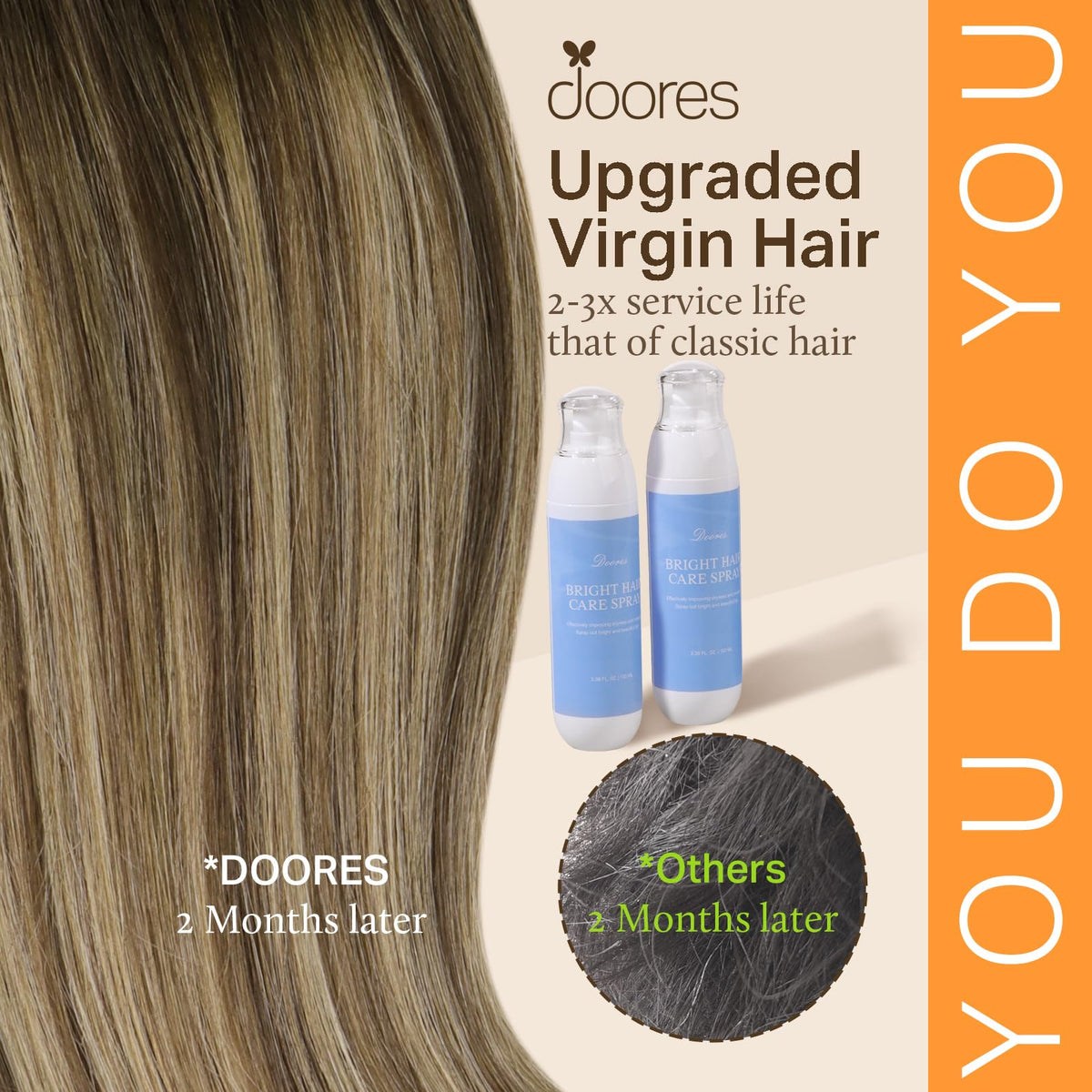 DOORES cold fusion installation, no heat or glue required.