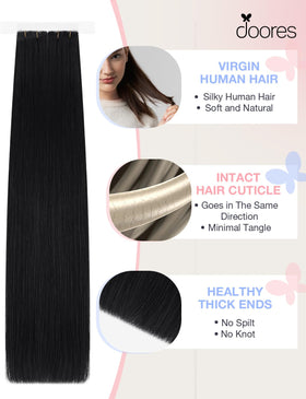 Durable DOORES adhesive tape lasts 4-6 weeks with gentle care