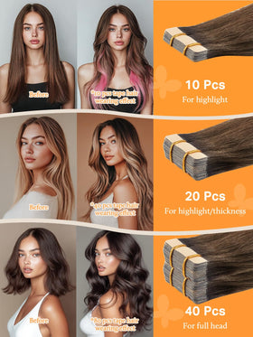 Doores color range supports balayage, ombre, and solid shades for matching.