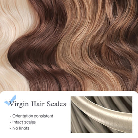 DOORES Straight texture 18-inch extensions for a sleek, smooth look