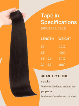 DOORES Remy hair extensions pack front view highlights the 20-piece set for full head options.