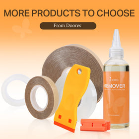 DOORES replacement tape for hair extensions supports strong hold and long-lasting wear.