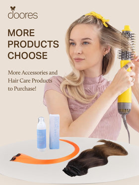 DOORES smooth and silky texture showcases versatile styling options.