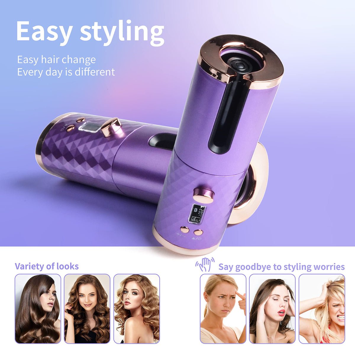 DOORTIAN six temperatures six timers curler offers tailored heat and timing options