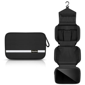 Dopobo travel toiletry bag compact size keeps toiletries neatly organized for carry-on travel