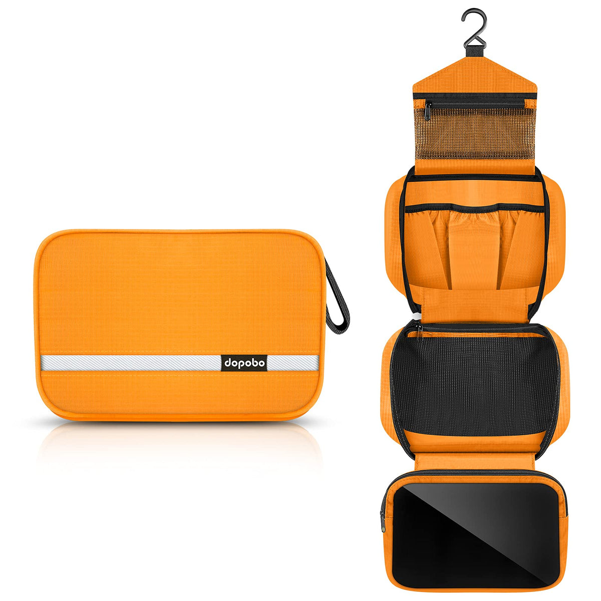 Dopobo travel toiletry bag front view for organized packing on trips.