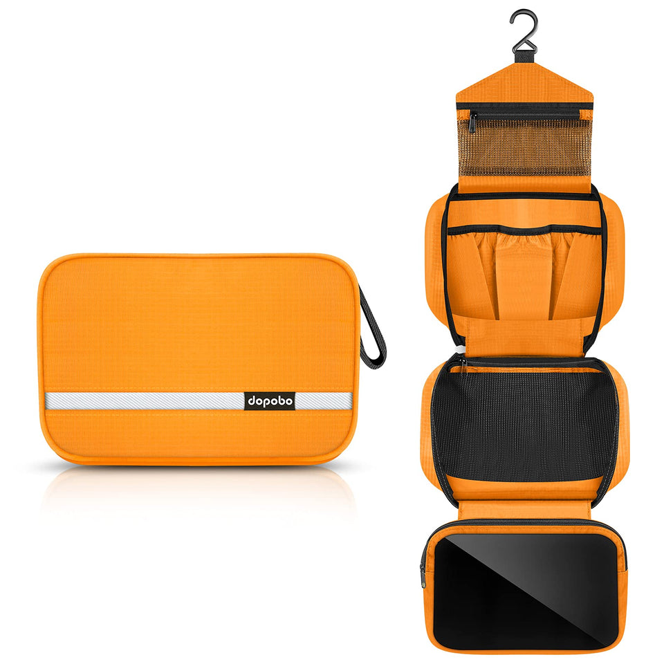 Dopobo travel toiletry bag front view for organized packing on trips.
