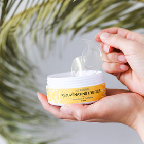Doppeltree hydrogel masks with clear gel provide cooling comfort around the eyes.