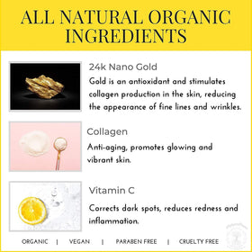 Doppeltree Gold Facial Mask home spa vibe with glow.