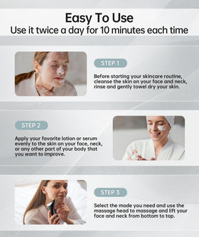 Dopsikn neck and face contouring use demonstrates versatile application on the jawline.