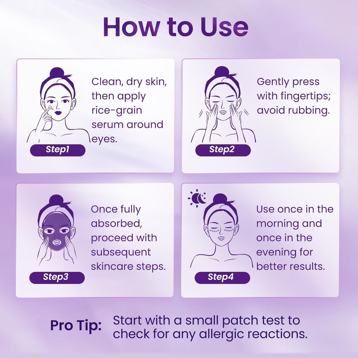 Doracome suitable for all skin types in daily eye care.