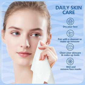Dorahoney ultra soft face towelettes provide gentle cleansing for sensitive skin.