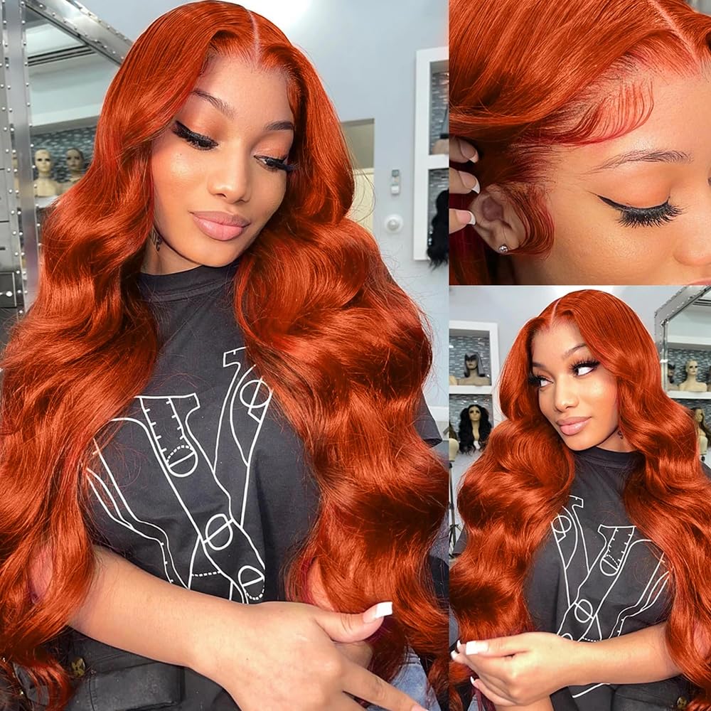 Dorbess Durable ginger wig offers long-lasting versatility and styling options.
