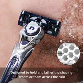 Dorco Pace 7 honeycomb guardbar for even cream distribution