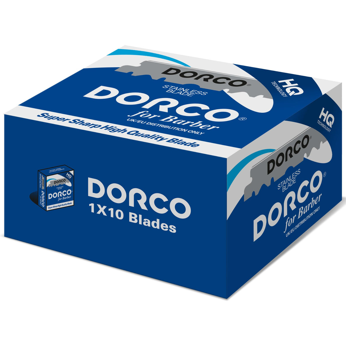 DORCO micro-grind coating enhances sharpness and a smooth first pass.
