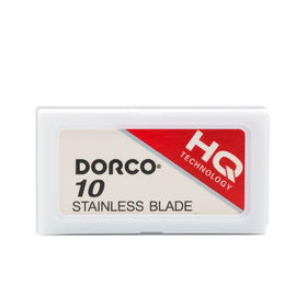 Dorco ST301 packaging box highlighting 200 blades included for convenience