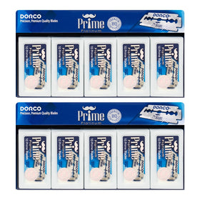 Dorco STP301 Prime Platinum bulk 200-pack blades for long-lasting shaving