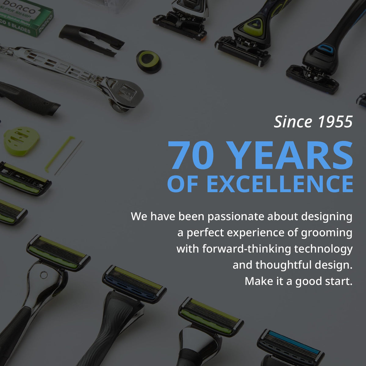 Dorco STP301 Prime Platinum blades offer a close shave with reliable edge performance