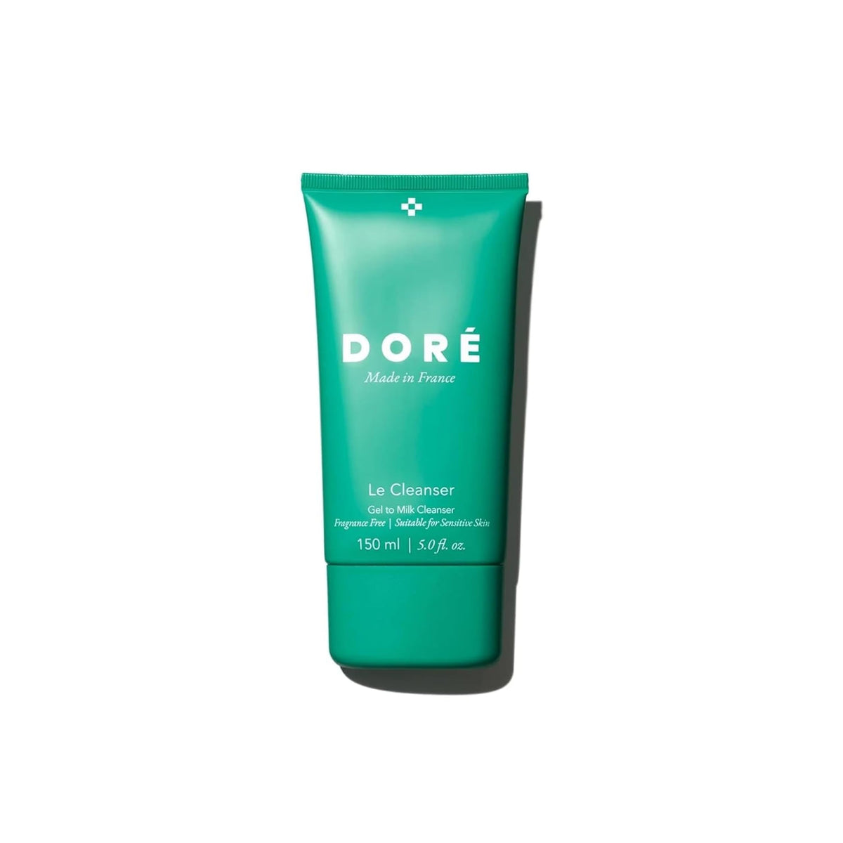 Doré Le Cleanser gel-to-milk bottle for gentle hydration and makeup removal.