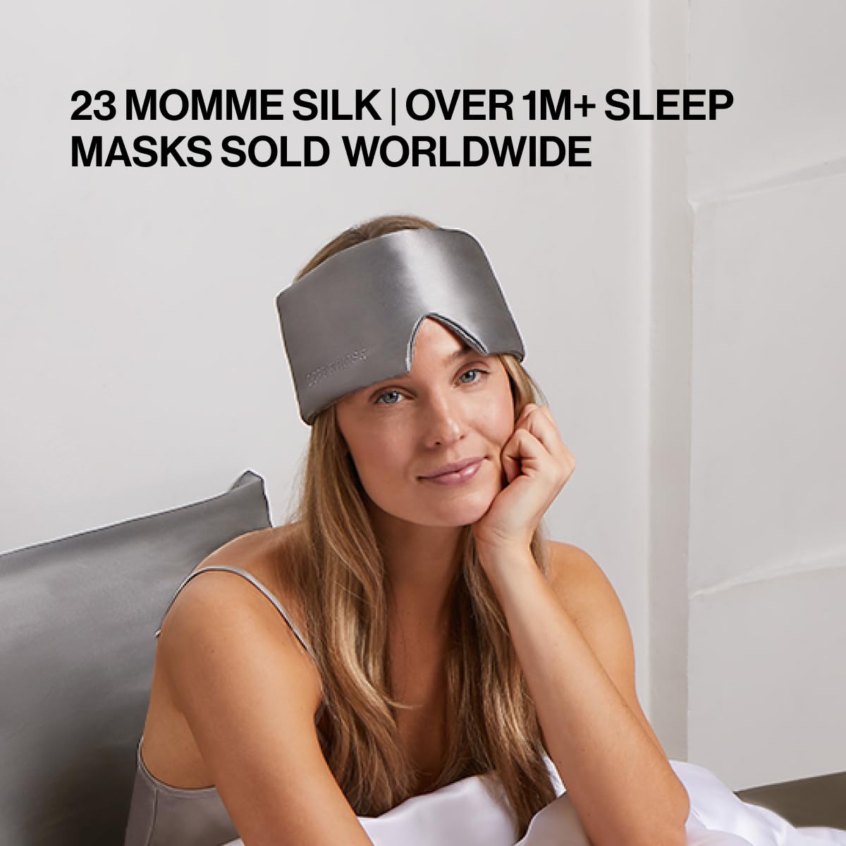 Dore & Rose Deep Sleep Mask contoured-fit design for secure all-night blackout