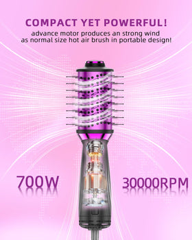 DORISILK four-in-one device dries, straightens, curls, and volumizes hair