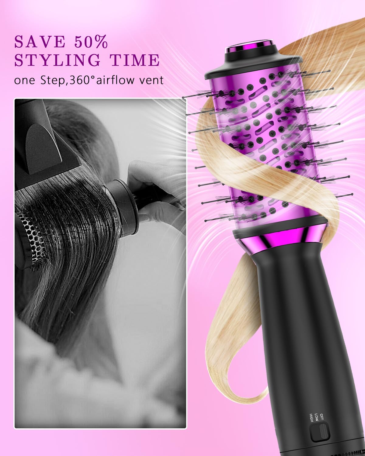 DORISILK lightweight 0.6 lb styler supports easy travel styling