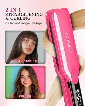 DORISILK plasma technology helps smooth and shine without frizz.