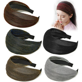 DORIS&JACKY large lace headband color-1 keeps hair secured during casual days