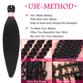 Dorsanee lightweight braiding hair delivers a soft touch with no heavy feel.