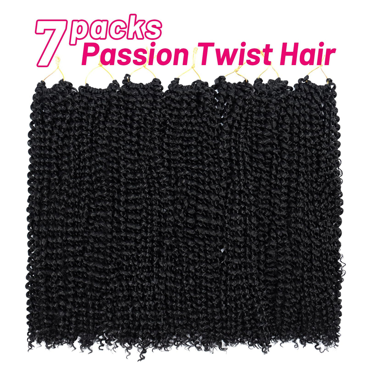 Dorsanee Passion Twist Hair close-up shows soft fibers and natural shine