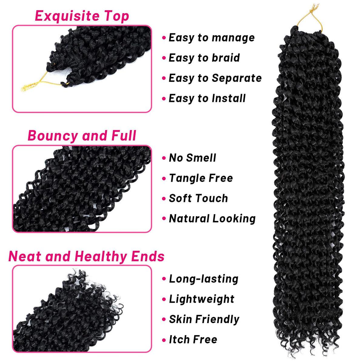 Dorsanee Passion Twist Hair full-head ready with seven packs option
