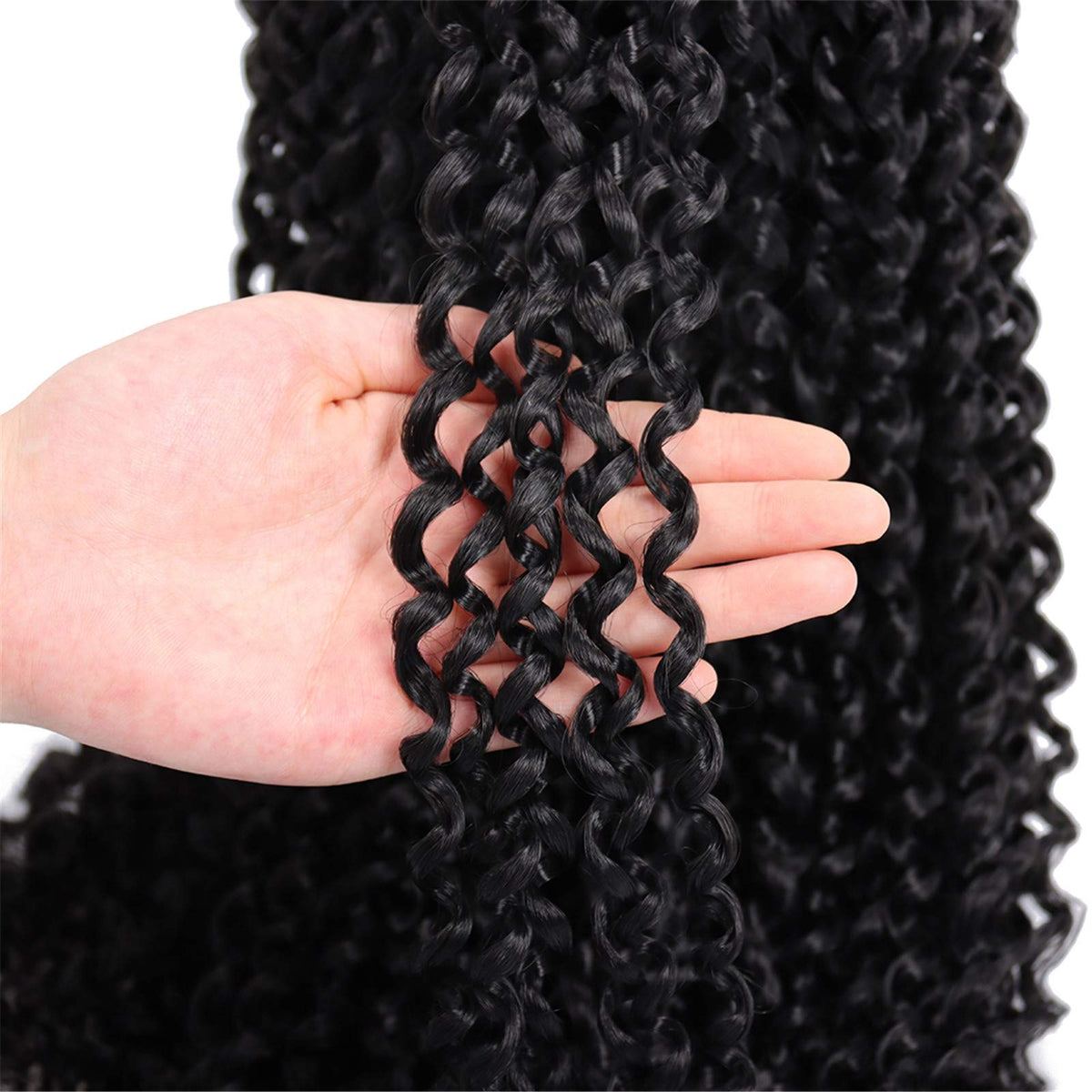 Dorsanee Passion Twist Hair lightweight and skin-friendly texture on model