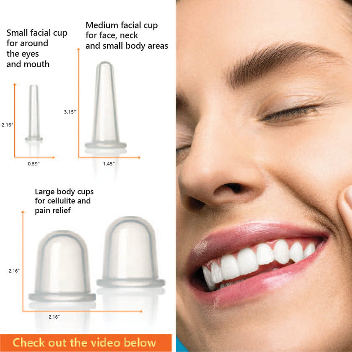 DoSensePro small cup precise for eyes and delicate contours.