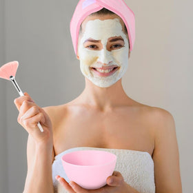 DOSTATNI mask fan brushes with nylon bristles for smooth mask application