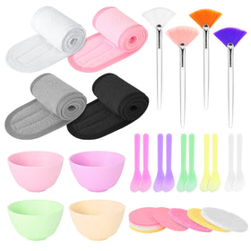 DOSTATNI silicone bowls in multiple colors for easy mixing and cleanup
