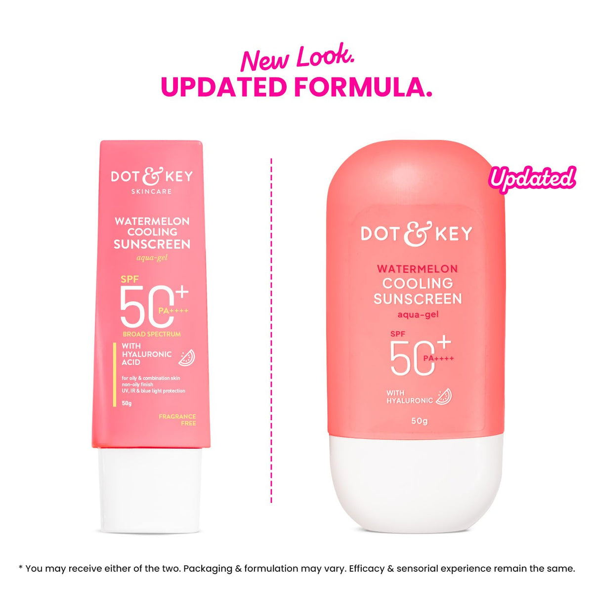 Close-up of ingredients with watermelon extract in Dot & Key Sunscreen