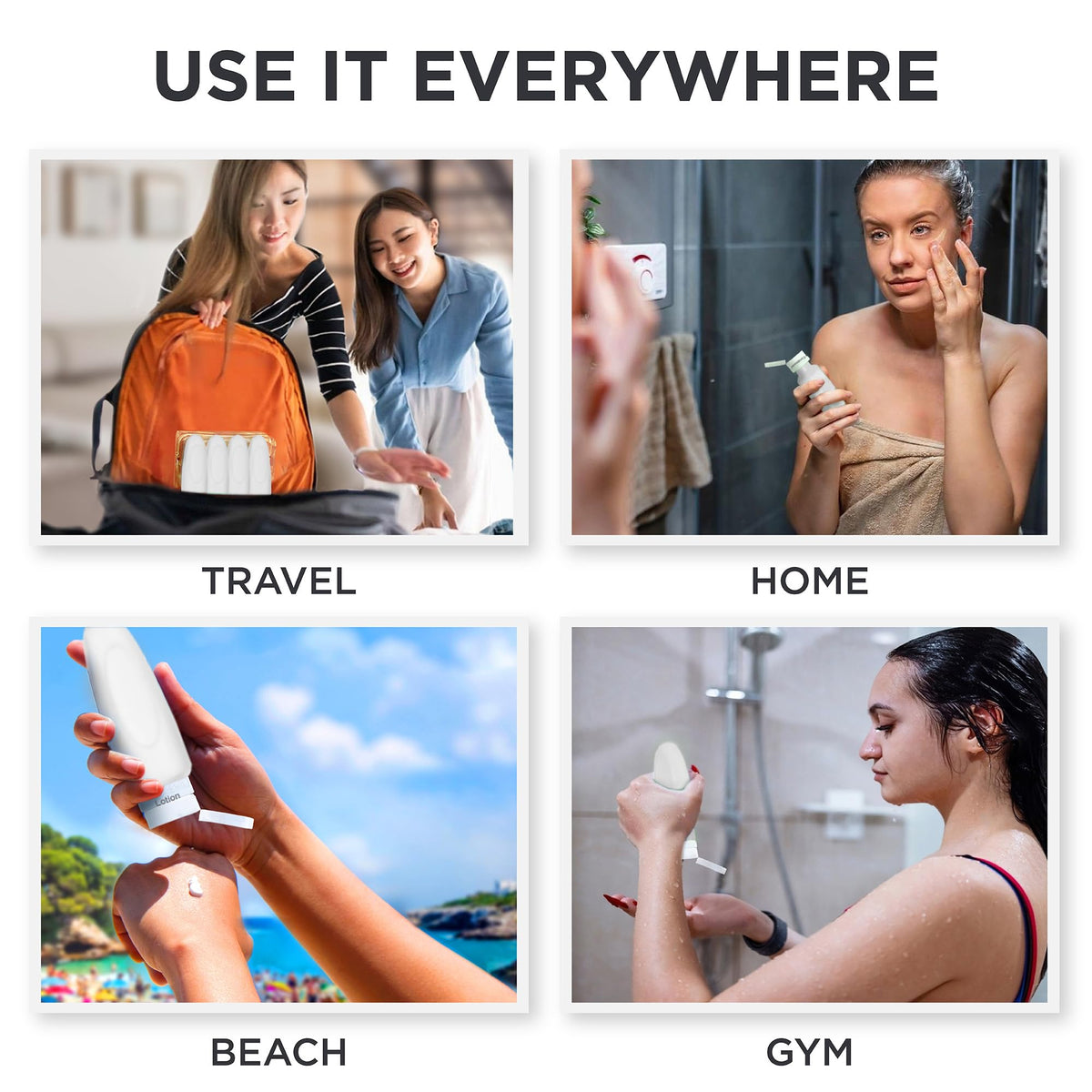 Dot&Dot TSA-approved bottle designed for easy carry-on security checks.
