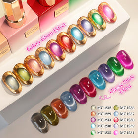 Double Rhythm 15ml gel polish bottles delivering rich pigment and shine