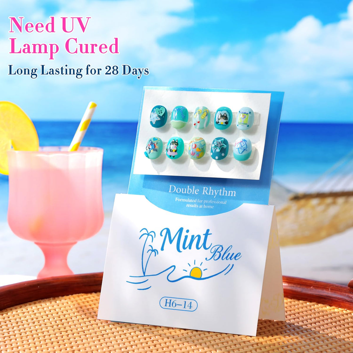 Double Rhythm at-home nail art kit for DIY inspiration.