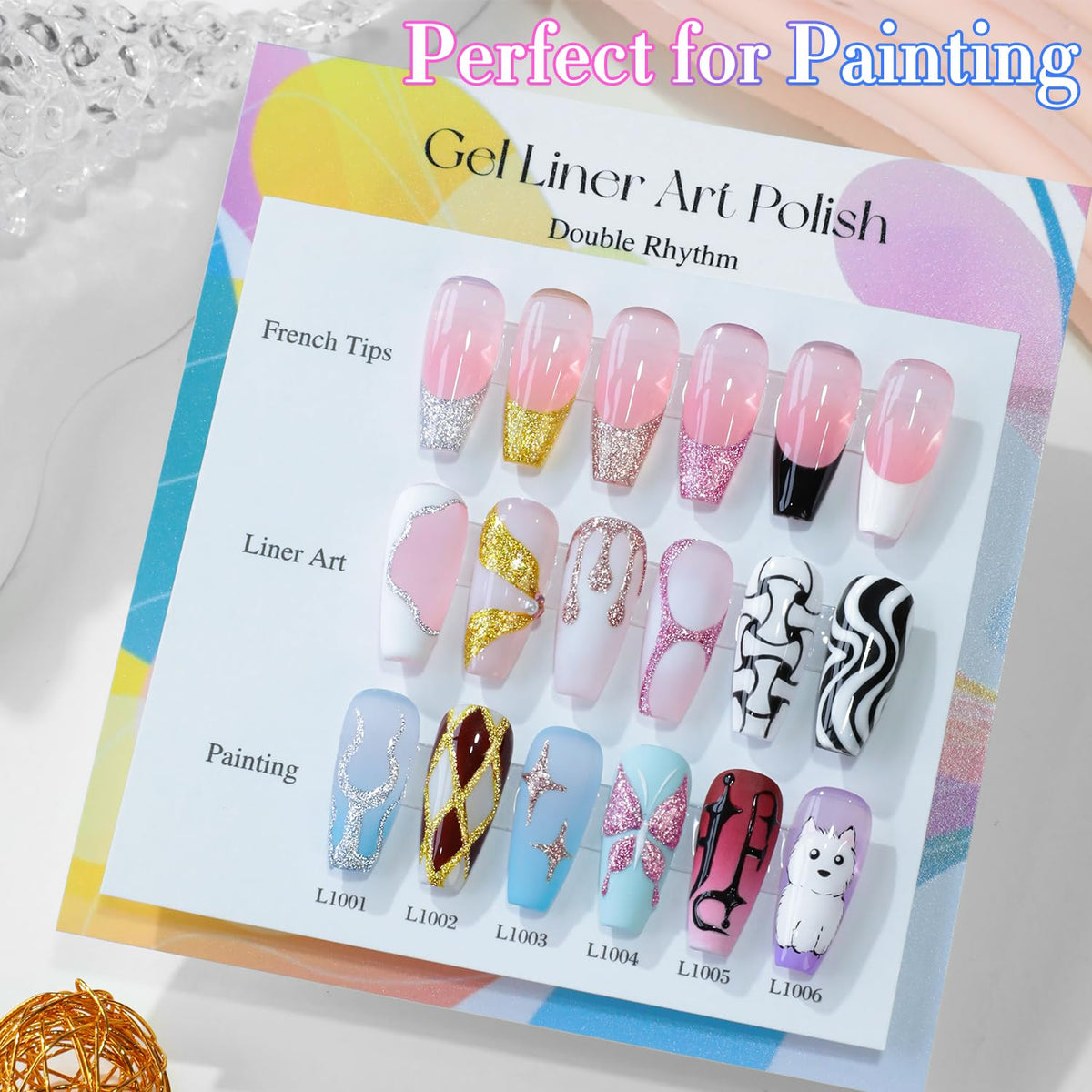 Double Rhythm base coat and top coat setup ensures durable results