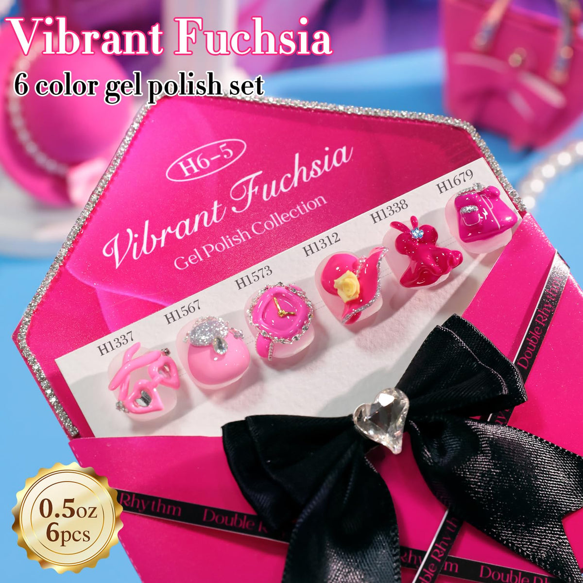Base and top coat kit supports durable, glossy manicures.